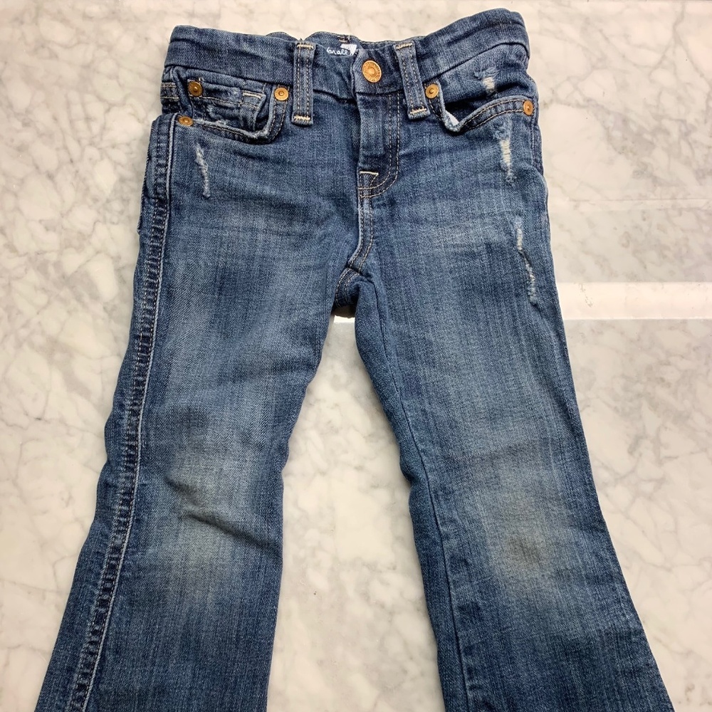 7 For All Mankind A-pocket Jeans, Girls Size 4